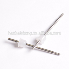 Custom made lathe metal electrical spring split terminal pins